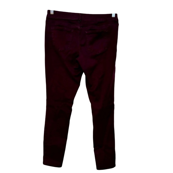 Maurices Burgundy Skinny Jeans – Size M-R - Picture 2 of 4